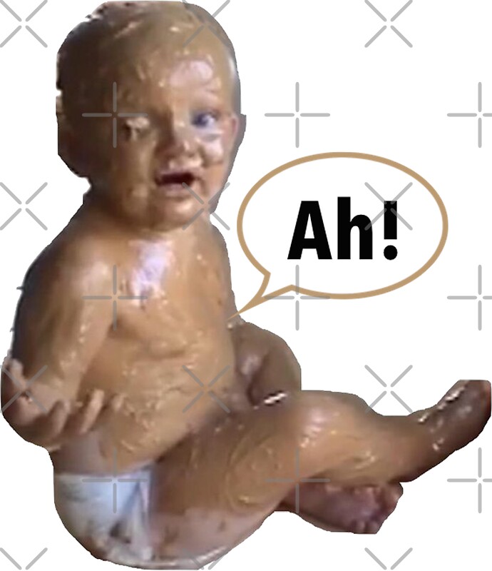 "Peanut Butter Baby" Stickers by Emmycap | Redbubble