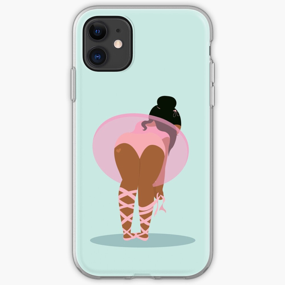 Perfectionist In Pink {Seafoam BG} iPhone Case & Cover