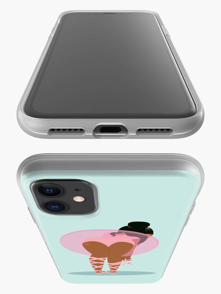 Alternate view of Perfectionist In Pink {Seafoam BG} iPhone Case & Cover