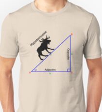 Camiseta unisex Hypotemoose, humor de las matemáticas.