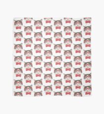 Fat Cat with Glasses Scarf
