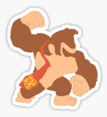Simplistic Donkey Kong Sticker