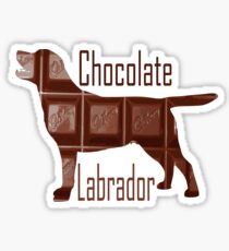 Chocolate Labrador Sticker