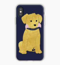 Cute Preppy Golden Retriever Puppy iPhone Case