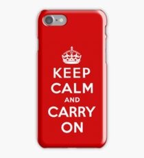 Keep Calm And Carry On iPhone 7 Case