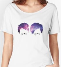 Dan and Phil Galaxy Women's Relaxed Fit T-Shirt