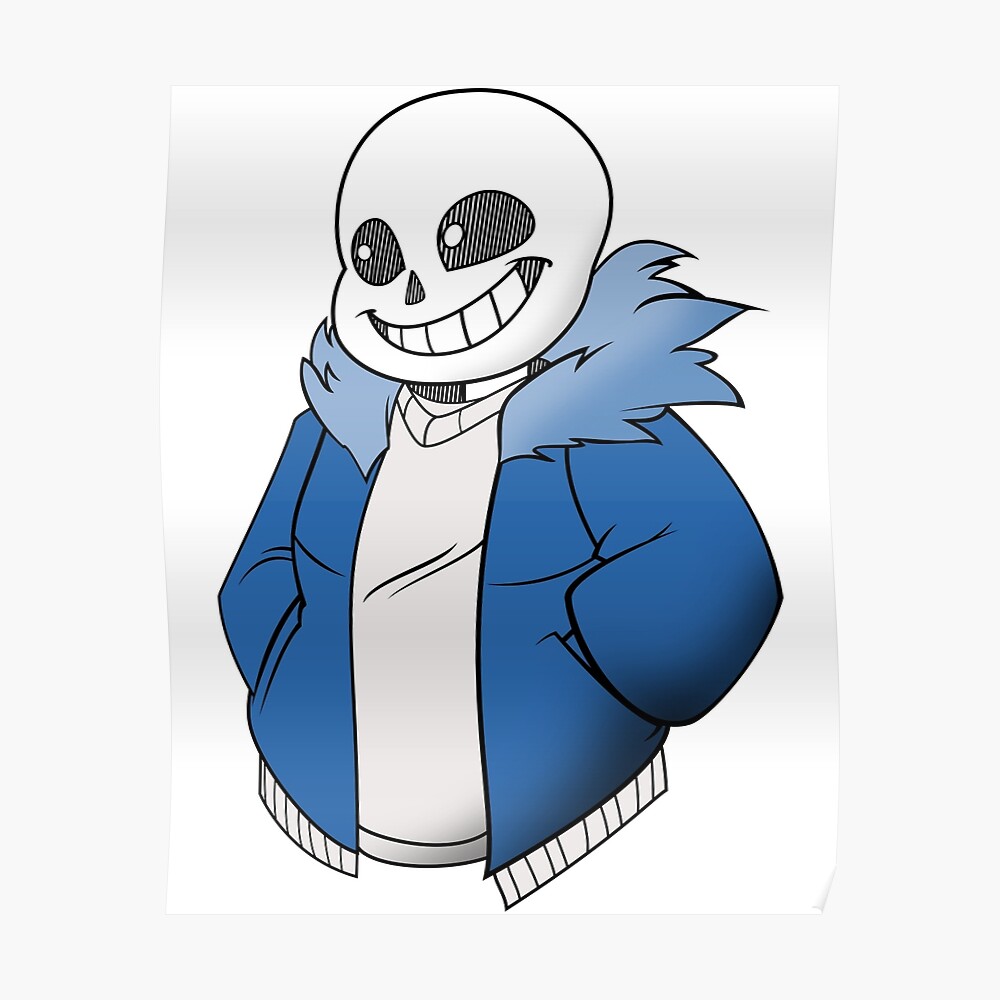 "Undertale Sans! Vector" Poster by Hansbald Redbubble