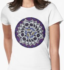 mexican skulls Women's Fitted T-Shirt
