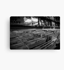 Record Store Canvas Print