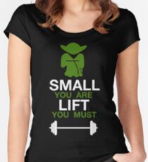 Yoda Workout Shirt Women's Fitted Scoop T-Shirt