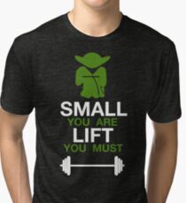 Yoda Workout Shirt Tri-blend T-Shirt