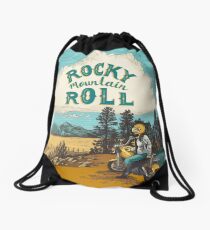 ROCK MTN ROLL Drawstring Bag