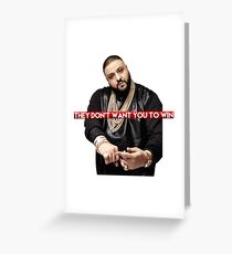 Dj Khaled Greeting Card