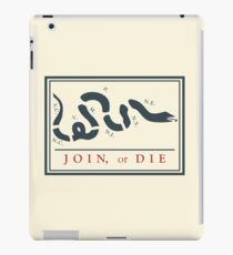 Ben Franklin Join or Die Cartoon Poster iPad Case/Skin