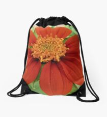 Mexican Sunflower Drawstring Bag
