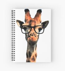 Hipster Giraffe Spiral Notebook