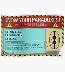 Know your paradoxes! Poster