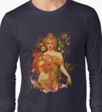Mucha Floral Long Sleeve T-Shirt