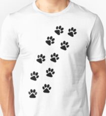 Camiseta unisex Perro Paw Track