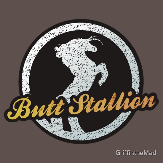 butt stallion t shirt