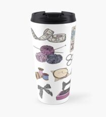 Vintage Haberdashery Travel Mug
