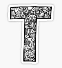 bubble letters stickers redbubble bubble letter t