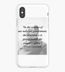 Presidency - Grover Cleveland iPhone Case/Skin