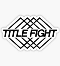 Title Fight Hyperview Design Sticker