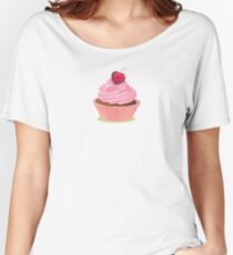 I Heart Cherry Cupcakes Women's Relaxed Fit T-Shirt