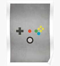N64 - Nintendo Controller Minimalist Series Poster