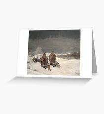 Winslow Homer, (), BELOW ZERO. Greeting Card