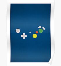 Gamecube - Nintendo Controller Minimalist Series Poster