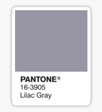 Pantone Lilac Grey Sticker
