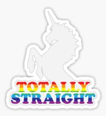 Totally Straight Sticker