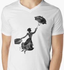 Mary Poppins Men's V-Neck T-Shirt