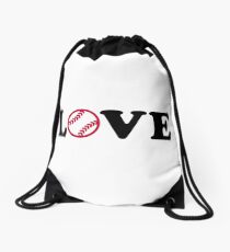 Softball love Drawstring Bag