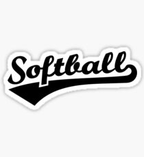Softball Sticker