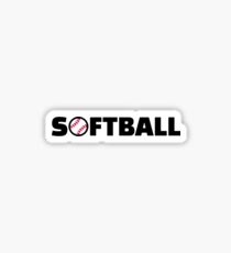 Softball Sticker