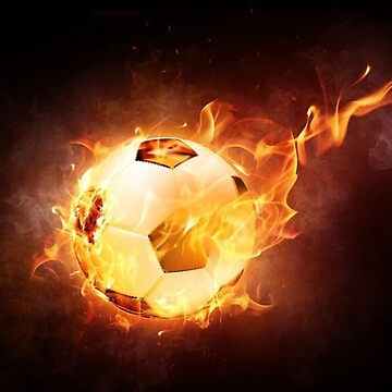 Flaming Football/Soccer ball