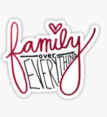 Familie über alles Sticker