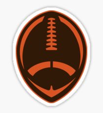 Vector Football - Brown Sticker
