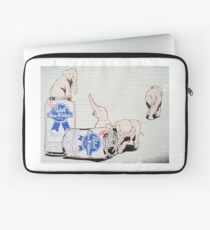 Pink Elephants Make You Think! Laptop Sleeve
