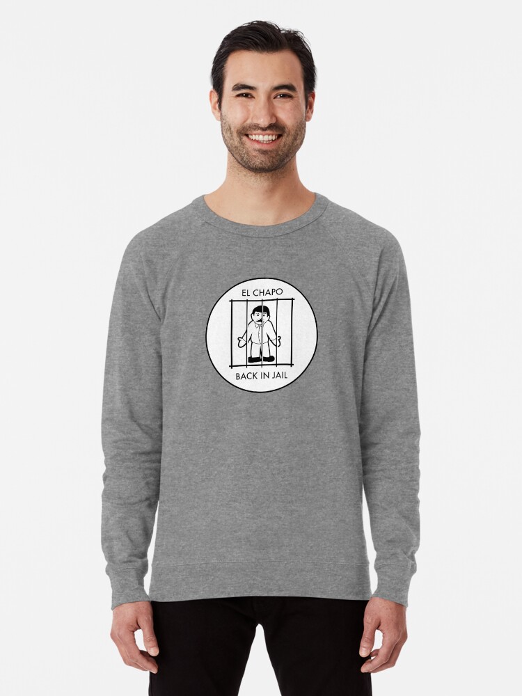 El Chapo Hoodie Joaquin El Chapo Guzman Sinaloa Cartel Druglord Gray Pullover
