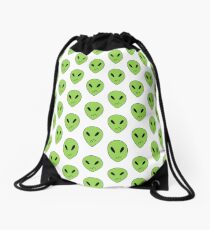 Peridot Alien Boxers Drawstring Bag