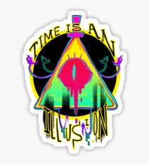 TIME IS AN ILLUSION Sticker