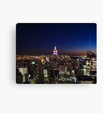 Empire State Building in New York City Canvas Print