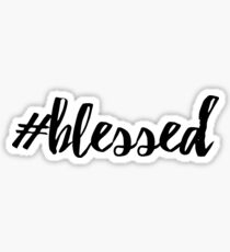 blessed hashtag Sticker
