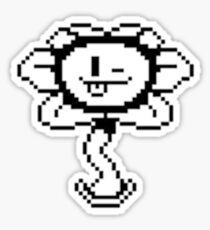 Winking Flowey - Undertale Sticker