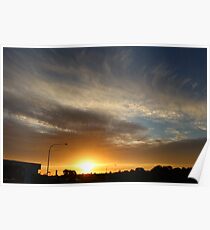 Surreal Sunset Poster