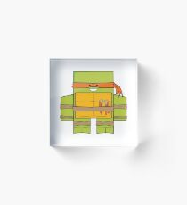 TMNT - Michelangelo Acrylic Block